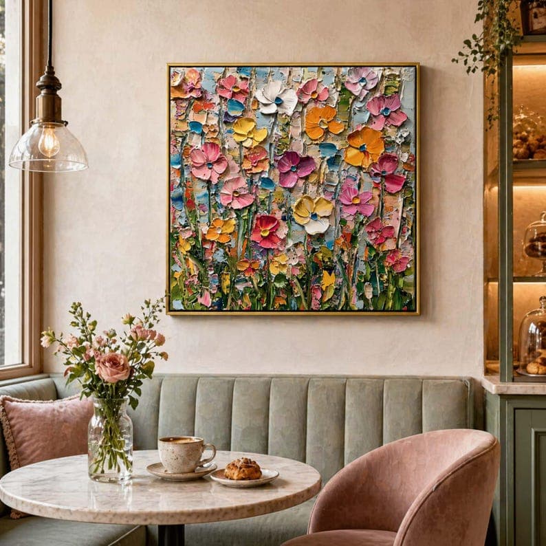 Colorful Art No. 03 hand-painted wall artwork