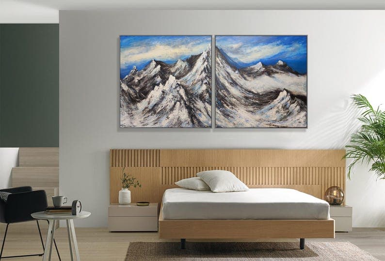 Textured No. 03 hand-painted wall artwork