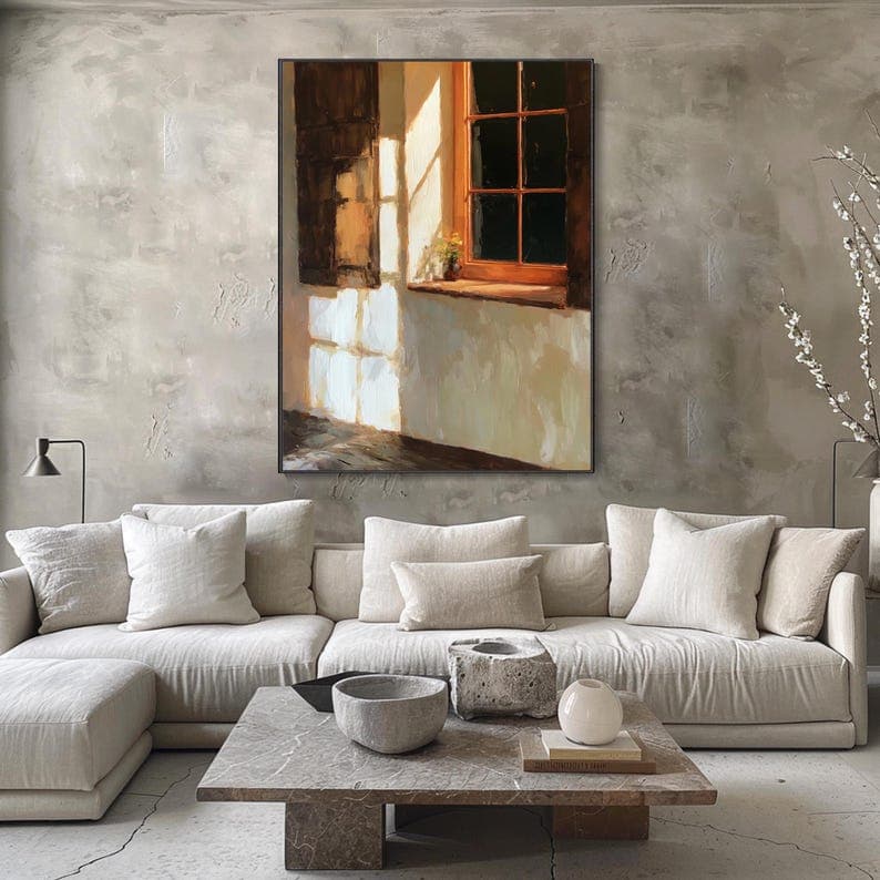 Wabi-Sabi No. 03 hand-painted artwork