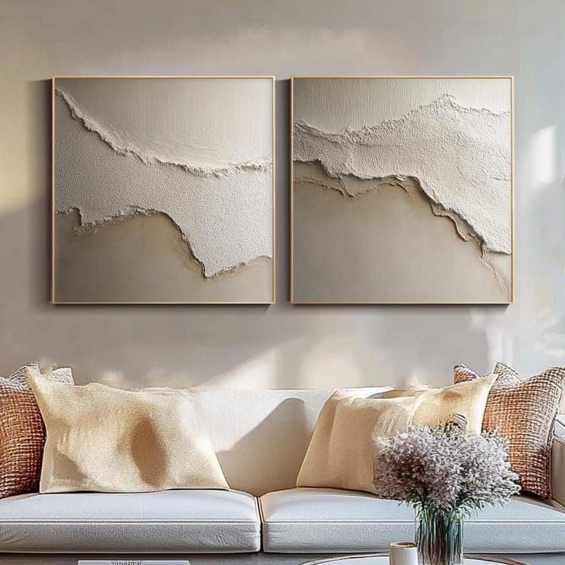 Wabi-Sabi No. 07 hand-painted wall artwork