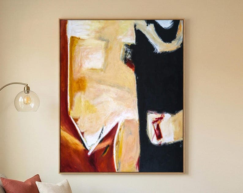 Large Wall Art No. 02 hand-painted wall artwork