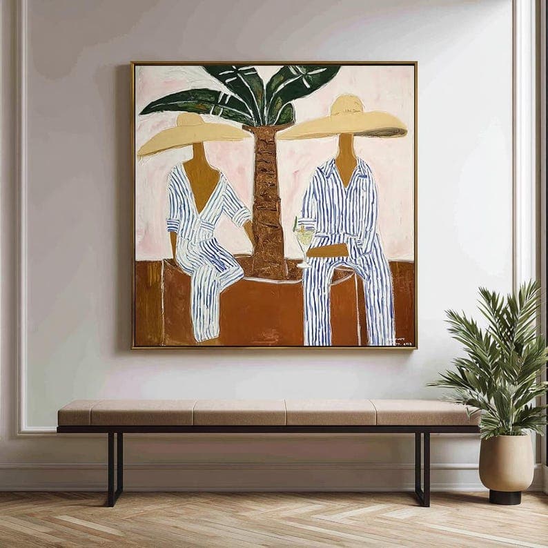 Large Wall Art No. 04 hand-painted wall artwork