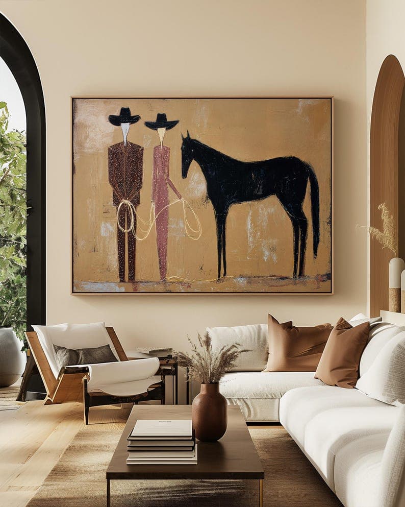 Large Wall Art No. 05 hand-painted wall artwork